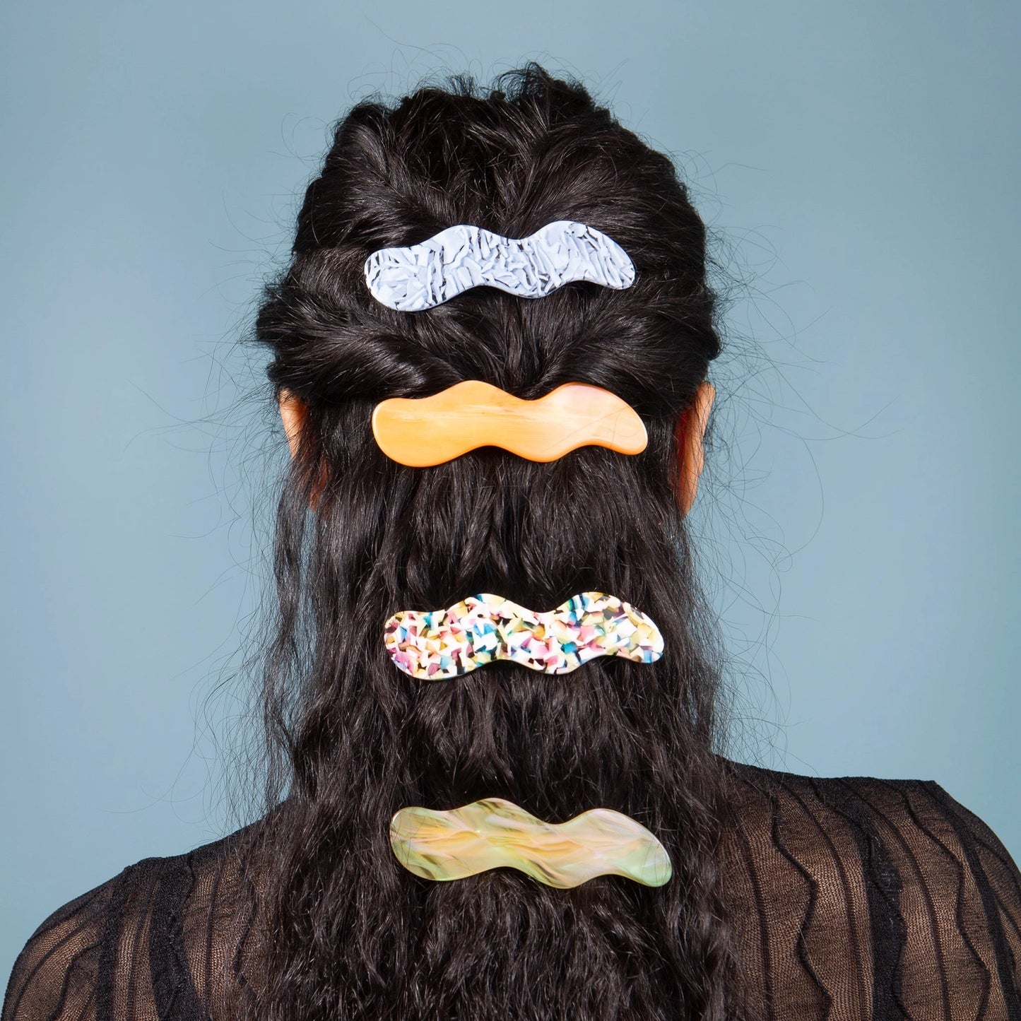 Wave Clip in Creamsicle