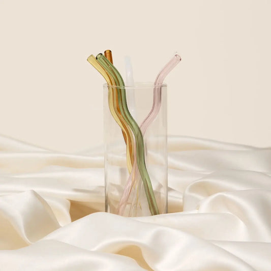 Wavy Glass Straw