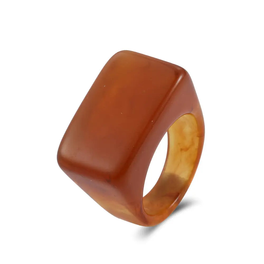 Chunky Resin Ring