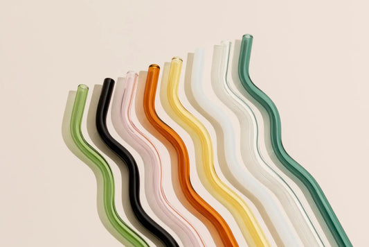Wavy Glass Straw