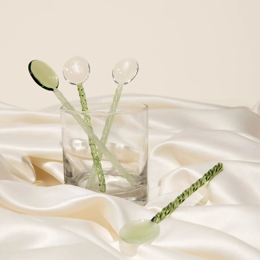 Glass Spoon Set